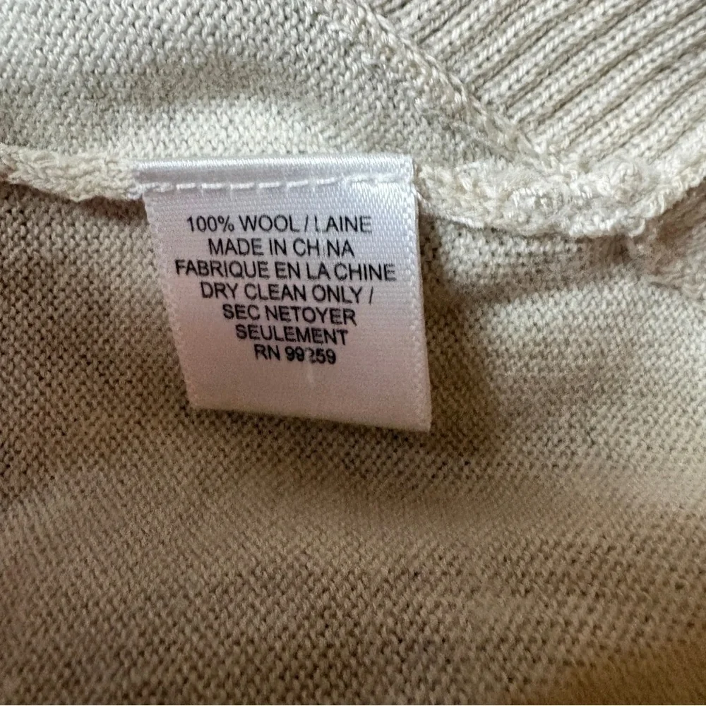 Vera Wang Lavender Label Wool High Low Tunic Sweater XS